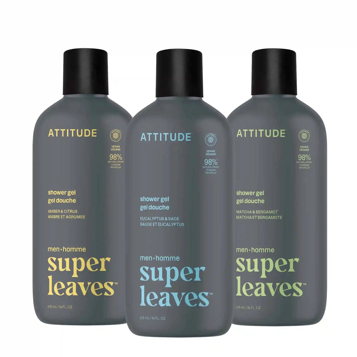 Men Body Wash Trio
