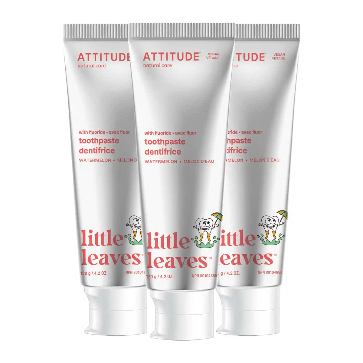 Kids Fluoride Toothpaste 3-pack