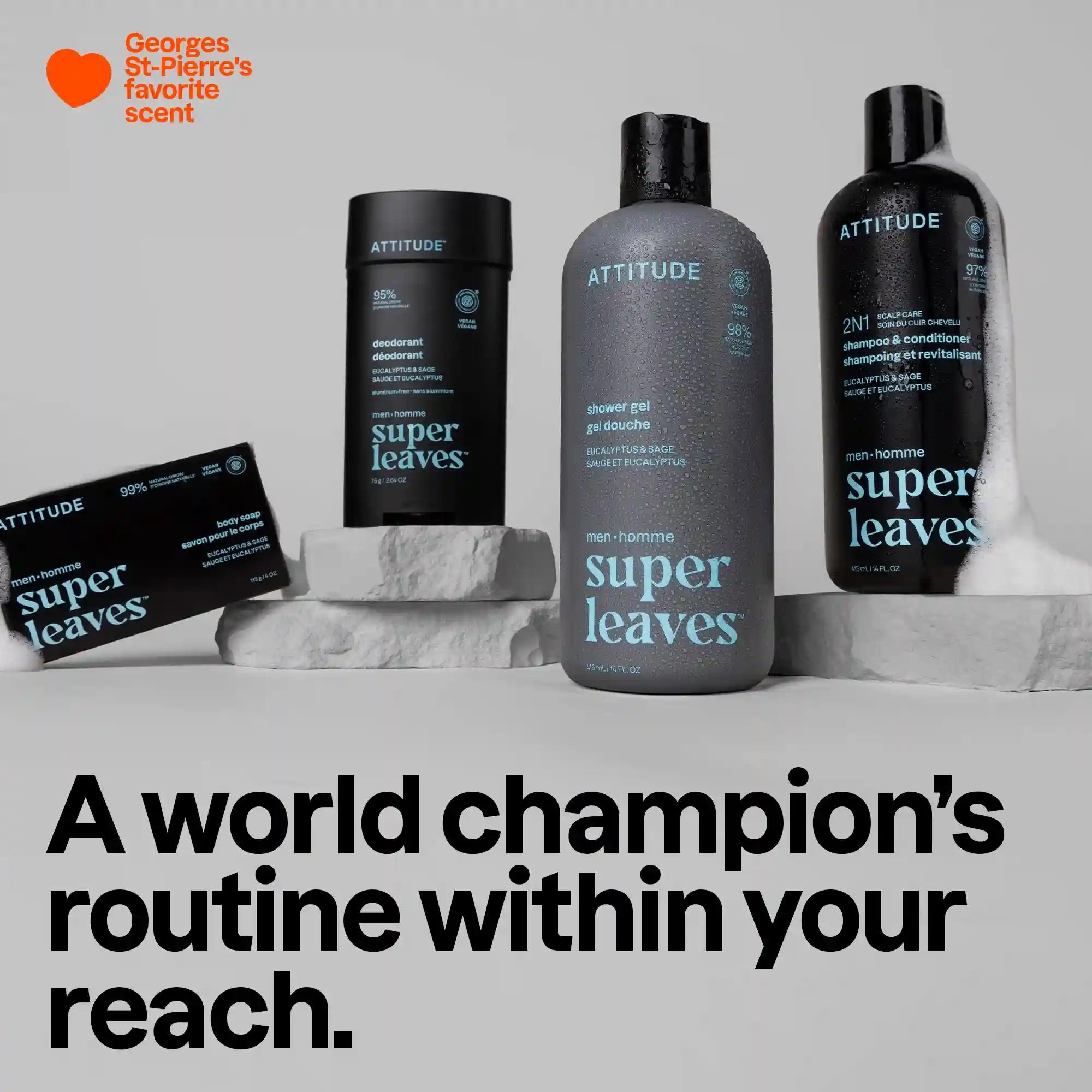 2-in-1 Men Shampoo & Conditioner